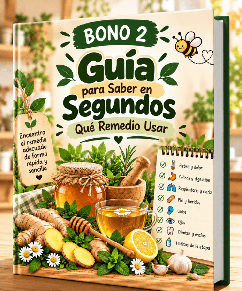 Guía para saber en segundos qué receta usar