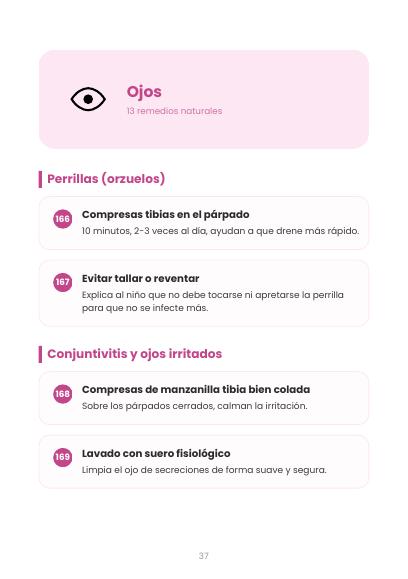 Página del capítulo Ojos